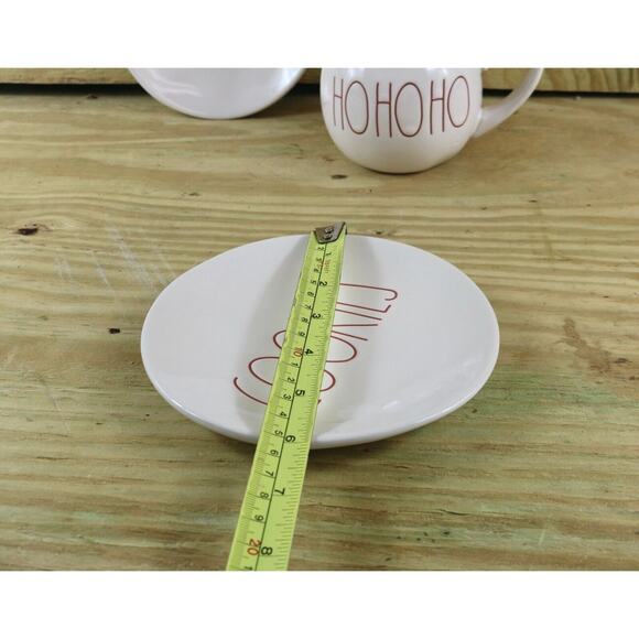 Rae Dunn Plates Set Lot of 3 Cookie Plates and Milk Pitcher Christmas Holiday - Picture 2 of 4